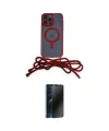 ieg™ iPhone 12 Pro Max Kılıf Eksen Özel Seri - Siyah 3D Antistatik Hayalet Cam Ekran Koruyucu