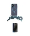 ieg™ iPhone 12 Pro Max Kılıf Eksen Özel Seri - Siyah 3D Antistatik Hayalet Cam Ekran Koruyucu