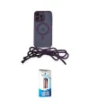 ieg™ iPhone 12 Pro Max Kılıf Eksen Özel Seri - Siyah 5D Eko Cam Ekran Koruyucu