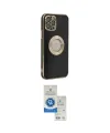 ieg™ iPhone 12 Pro Max Kılıf İz Form Serisi - Şeffaf Royal Nano Ekran Koruyucu
