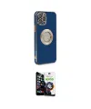ieg™ iPhone 12 Pro Max Kılıf İz Form Serisi - Şeffaf Temperli Cam Ekran Koruyucu