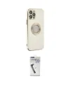 ieg™ iPhone 12 Pro Max Kılıf İz Form Serisi - Şeffaf Uv Polymer Nano Ekran Koruyucu