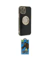 ieg™ iPhone 12 Pro Max Kılıf İz Form Serisi - Siyah 18D Cam Ekran Koruyucu