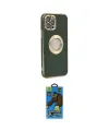 ieg™ iPhone 12 Pro Max Kılıf İz Form Serisi - Siyah 18D Cam Ekran Koruyucu