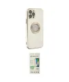 ieg™ iPhone 12 Pro Max Kılıf İz Form Serisi - Siyah 20D Premium Cam Ekran Koruyucu