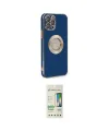 ieg™ iPhone 12 Pro Max Kılıf İz Form Serisi - Siyah 20D Premium Cam Ekran Koruyucu