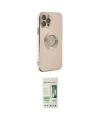 ieg™ iPhone 12 Pro Max Kılıf İz Form Serisi - Siyah 20D Premium Cam Ekran Koruyucu