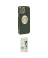ieg™ iPhone 12 Pro Max Kılıf İz Form Serisi - Siyah 20D Premium Cam Ekran Koruyucu
