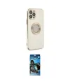 ieg™ iPhone 12 Pro Max Kılıf İz Form Serisi - Siyah 34D Izgaralı Cam