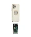 ieg™ iPhone 12 Pro Max Kılıf İz Form Serisi - Siyah 360 Mat Full Body Arka Koruyucu
