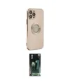 ieg™ iPhone 12 Pro Max Kılıf İz Form Serisi - Siyah 360 Mat Full Body Arka Koruyucu