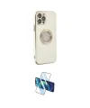ieg™ iPhone 12 Pro Max Kılıf İz Form Serisi - Siyah 3D Antistatik Cam Ekran Koruyucu