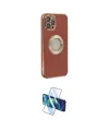ieg™ iPhone 12 Pro Max Kılıf İz Form Serisi - Siyah 3D Antistatik Cam Ekran Koruyucu