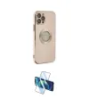 ieg™ iPhone 12 Pro Max Kılıf İz Form Serisi - Siyah 3D Antistatik Cam Ekran Koruyucu