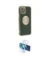 ieg™ iPhone 12 Pro Max Kılıf İz Form Serisi - Siyah 3D Antistatik Cam Ekran Koruyucu