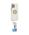 ieg™ iPhone 12 Pro Max Kılıf İz Form Serisi - Siyah 5D Eko Cam Ekran Koruyucu