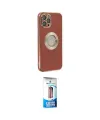 ieg™ iPhone 12 Pro Max Kılıf İz Form Serisi - Siyah 5D Eko Cam Ekran Koruyucu