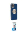 ieg™ iPhone 12 Pro Max Kılıf İz Form Serisi - Siyah 5D Eko Cam Ekran Koruyucu