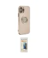 ieg™ iPhone 12 Pro Max Kılıf İz Form Serisi - Siyah 6D Mat Seramik Hayalet Nano Ekran Koruyucu