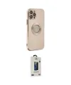 ieg™ iPhone 12 Pro Max Kılıf İz Form Serisi - Siyah Bilvis Hayalet Cam Ekran Koruyucu