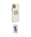 ieg™ iPhone 12 Pro Max Kılıf İz Form Serisi - Siyah Joko 5D Cam