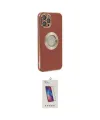 ieg™ iPhone 12 Pro Max Kılıf İz Form Serisi - Siyah Joko 5D Cam