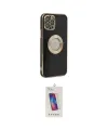 ieg™ iPhone 12 Pro Max Kılıf İz Form Serisi - Siyah Joko 5D Cam