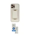 ieg™ iPhone 12 Pro Max Kılıf Kozmos Minimal Prime - Şeffaf Royal Nano Ekran Koruyucu