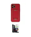 ieg™ iPhone 12 Pro Max Kılıf Kozmos Minimal Prime - Şeffaf Temperli Cam Ekran Koruyucu