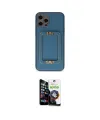 ieg™ iPhone 12 Pro Max Kılıf Kozmos Minimal Prime - Şeffaf Temperli Cam Ekran Koruyucu