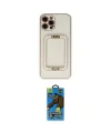 ieg™ iPhone 12 Pro Max Kılıf Kozmos Minimal Prime - Siyah 18D Cam Ekran Koruyucu