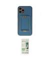 ieg™ iPhone 12 Pro Max Kılıf Kozmos Minimal Prime - Siyah 20D Premium Cam Ekran Koruyucu