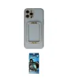 ieg™ iPhone 12 Pro Max Kılıf Kozmos Minimal Prime - Siyah 34D Izgaralı Cam