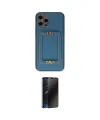ieg™ iPhone 12 Pro Max Kılıf Kozmos Minimal Prime - Siyah 3D Antistatik Hayalet Cam Ekran Koruyucu