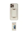 ieg™ iPhone 12 Pro Max Kılıf Kozmos Minimal Prime - Siyah 6D Mat Seramik Hayalet Nano Ekran Koruyucu