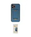 ieg™ iPhone 12 Pro Max Kılıf Kozmos Minimal Prime - Siyah 6D Mat Seramik Hayalet Nano Ekran Koruyucu