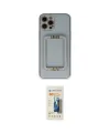 ieg™ iPhone 12 Pro Max Kılıf Kozmos Minimal Prime - Siyah 6D Mat Seramik Hayalet Nano Ekran Koruyucu