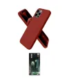 ieg™ iPhone 12 Pro Max Kılıf Kozmos Yansıma Özel Seri - Şeffaf 360 Full Body Arka Koruyucu