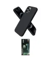 ieg™ iPhone 12 Pro Max Kılıf Kozmos Yansıma Özel Seri - Şeffaf 360 Full Body Arka Koruyucu