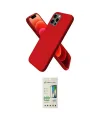ieg™ iPhone 12 Pro Max Kılıf Kozmos Yansıma Özel Seri - Siyah 20D Premium Cam Ekran Koruyucu