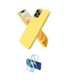 ieg™ iPhone 12 Pro Max Kılıf Kozmos Yansıma Özel Seri - Siyah 3D Antistatik Cam Ekran Koruyucu