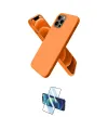 ieg™ iPhone 12 Pro Max Kılıf Kozmos Yansıma Özel Seri - Siyah 3D Antistatik Seramik Nano Ekran Koruyucu
