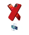 ieg™ iPhone 12 Pro Max Kılıf Kozmos Yansıma Özel Seri - Siyah 3D Antistatik Seramik Nano Ekran Koruyucu