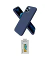 ieg™ iPhone 12 Pro Max Kılıf Kozmos Yansıma Özel Seri - Siyah Polymer Nano Ekran Koruyucu