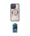 ieg™ iPhone 12 Pro Max Kılıf Kutup Modern - Siyah 18D Cam Ekran Koruyucu