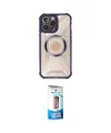 ieg™ iPhone 12 Pro Max Kılıf Kutup Modern - Siyah 5D Eko Cam Ekran Koruyucu