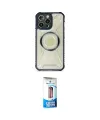 ieg™ iPhone 12 Pro Max Kılıf Kutup Modern - Siyah 5D Eko Cam Ekran Koruyucu