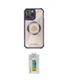 ieg™ iPhone 12 Pro Max Kılıf Kutup Modern - Siyah Polymer Nano Ekran Koruyucu