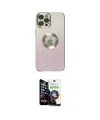 ieg™ iPhone 12 Pro Max Kılıf Kutup Yansıma Özel Seri - Şeffaf Temperli Cam Ekran Koruyucu
