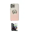 ieg™ iPhone 12 Pro Max Kılıf Kutup Yansıma Özel Seri - Şeffaf Temperli Cam Ekran Koruyucu